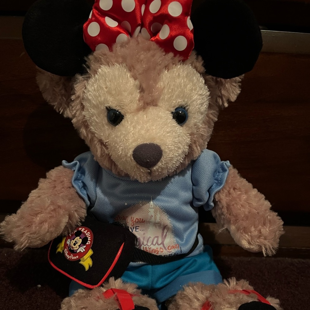 Disney Shellie May Pin Trading Stuffed Bear